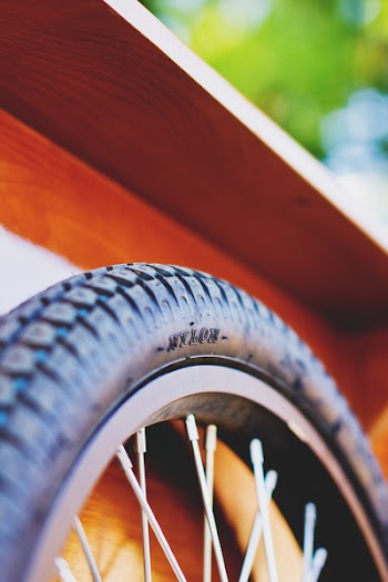 Coffee Bike wheel