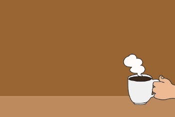 Coffee border background, brown aesthetic | Free PSD - rawpixel