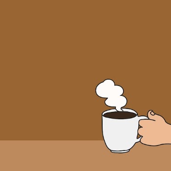 Coffee border background, brown aesthetic | Free Vector - rawpixel