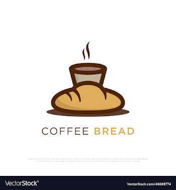coffee bread logo design best for food