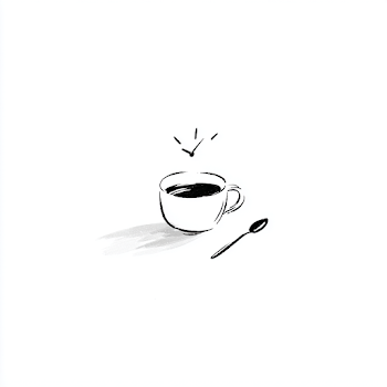 Coffee Break Icon Illustration