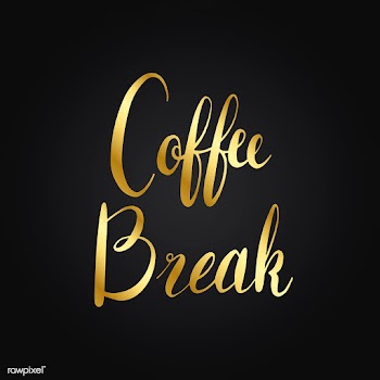 Coffee break typography style vector | Free stock vector - 517678