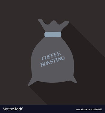 Coffee canvas bag on a transparent background vector image