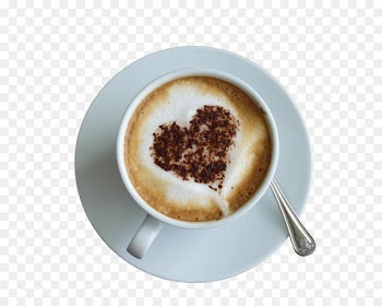 Coffee Cappuccino Cafe Latte Milk - Cappuccino heart-shaped tea 