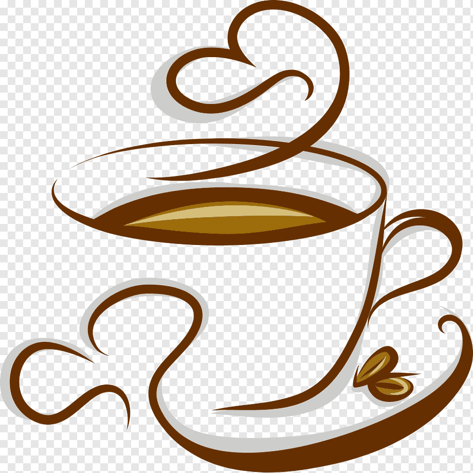 Coffee Cappuccino Espresso Tea Cafe, cup of coffee, teacup filled with coffee artwork, text, cafe, coffee Shop png