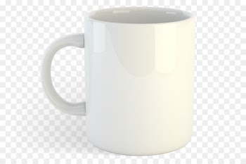 Coffee cup Ceramic Mug Cafe - White cup Stock Image 