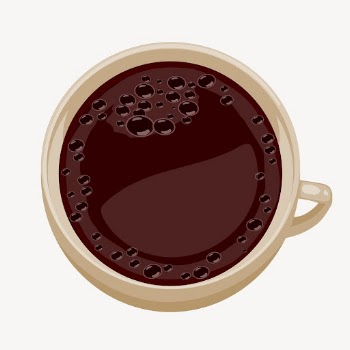 Coffee cup clipart, collage element | Free PSD - rawpixel