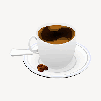 Coffee cup clipart illustration psd. | Free PSD - rawpixel