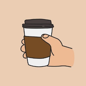 Coffee cup doodle sticker, cute | Free Vector Illustration - rawpixel