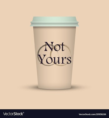 Coffee cup in hipster low poly style with text vector image