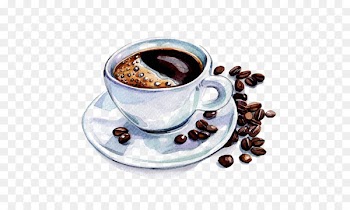Coffee cup Latte Cafe Watercolor painting - coffee 