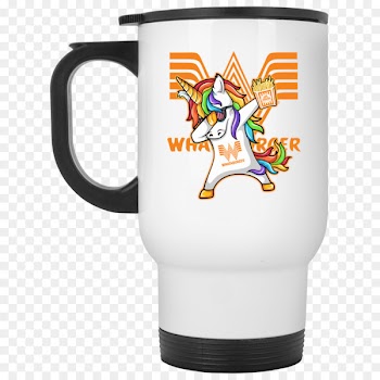 Coffee cup Mug T-shirt Unicorn - Coffee 