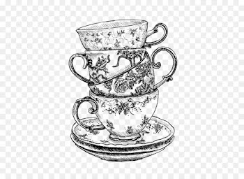 Coffee Cup, Saucer, Porcelain, Serveware, Tableware PNG