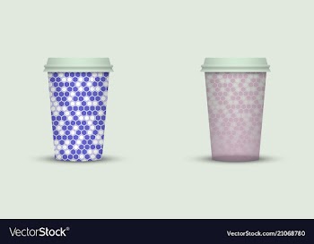 Coffee cup set vector image