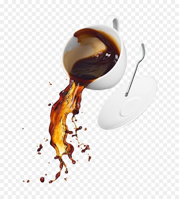 Coffee cup Tea Stock photography Coffee cup - Spilled coffee 