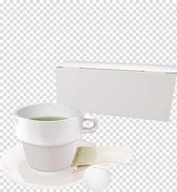 Coffee cup Teacup Saucer, White coffee cup transparent background PNG clipart