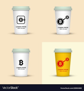 Coffee cup to go coffee cups set collection vector image