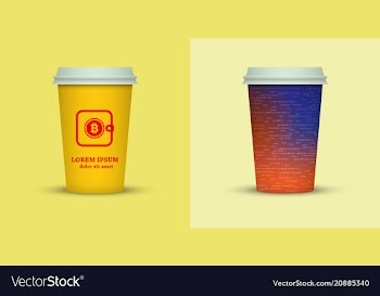 Coffee cup to go coffee cups set collection vector image