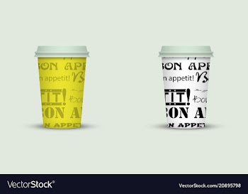 Coffee cup to go coffee cups set collection vector image