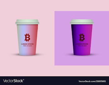 Coffee cup to go coffee cups set collection vector image