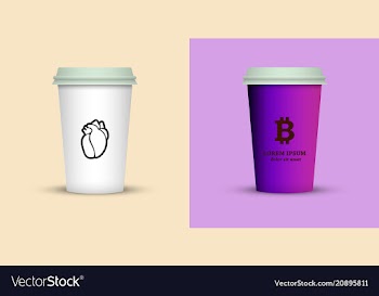 Coffee cup to go coffee cups set collection vector image