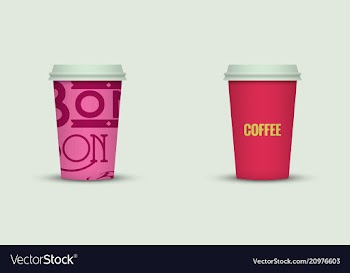 Coffee cup to go coffee cups set collection vector image