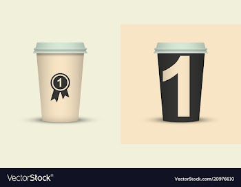 Coffee cup to go coffee cups set collection vector image