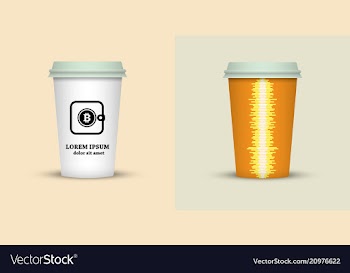 Coffee cup to go coffee cups set collection vector image