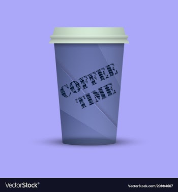 Coffee cup to go creative coffee cup template vector image