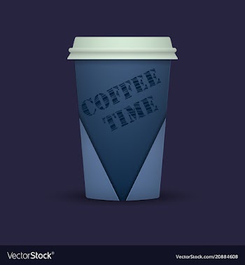 Coffee cup to go creative coffee cup template vector image