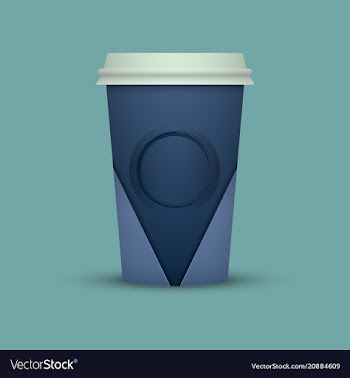 Coffee cup to go creative coffee cup template vector image