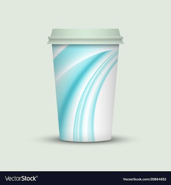 Coffee cup to go creative coffee cup template vector image