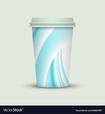 Coffee cup to go creative coffee cup template vector image