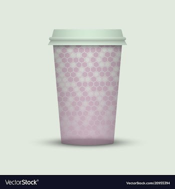 Coffee cup to go creative coffee cup template vector image
