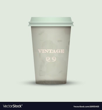 Coffee cup to go creative coffee cup template vector image