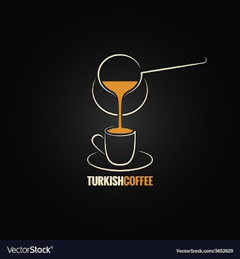  					Coffee cup turkish recipe background vector image														