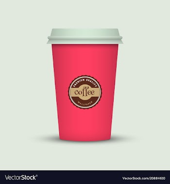 Coffee cup vector image
