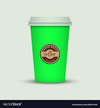 Coffee cup vector image