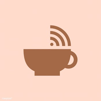 Coffee cup with wifi signal icon vector | Free stock vector - 501261