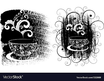 Coffee cups vector image