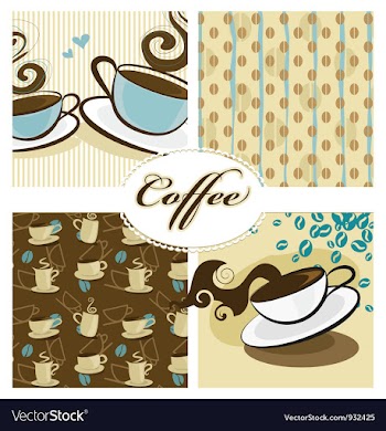 Coffee design set vector image