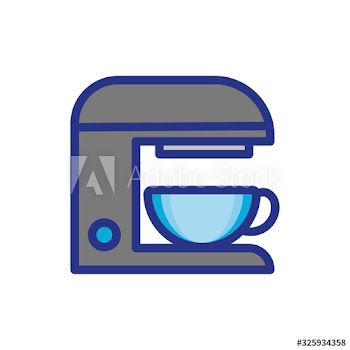 coffee dispenser machine drink icon