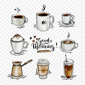 Coffee Euclidean vector Icon - Vector coffee cup collection 