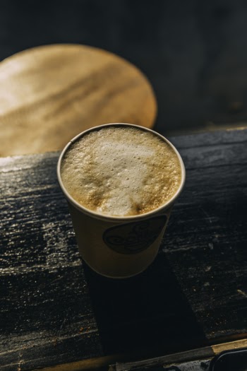 Coffee Filled Plastic Cup