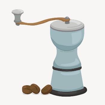 Coffee grinder clipart, cute cartoon | Free PSD Illustration - rawpixel