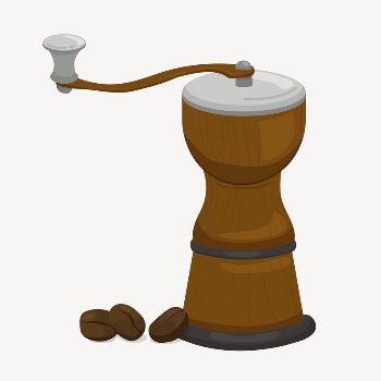 Coffee grinder collage element, cute | Free Vector Illustration - rawpixel