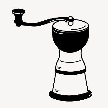 Coffee grinder doodle clipart, cute | Free PSD Illustration - rawpixel