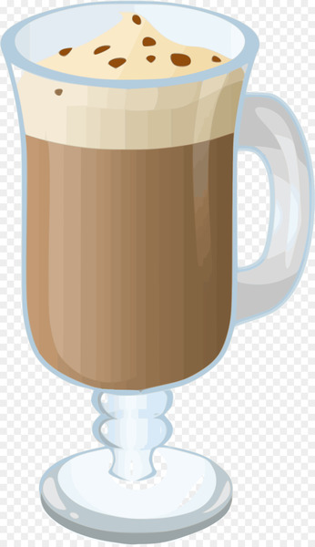 Coffee Hot chocolate Clip art - Snow top coffee and transparent cup 