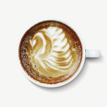 Coffee latte art collage element | Free PSD - rawpixel