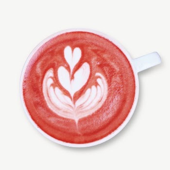 Coffee latte art collage element | Free PSD - rawpixel